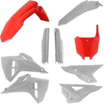 Acerbis Full Replacement Body Kit - Black, Grey, Red/Black - 2025 Honda Crf250r, Crf450r 5