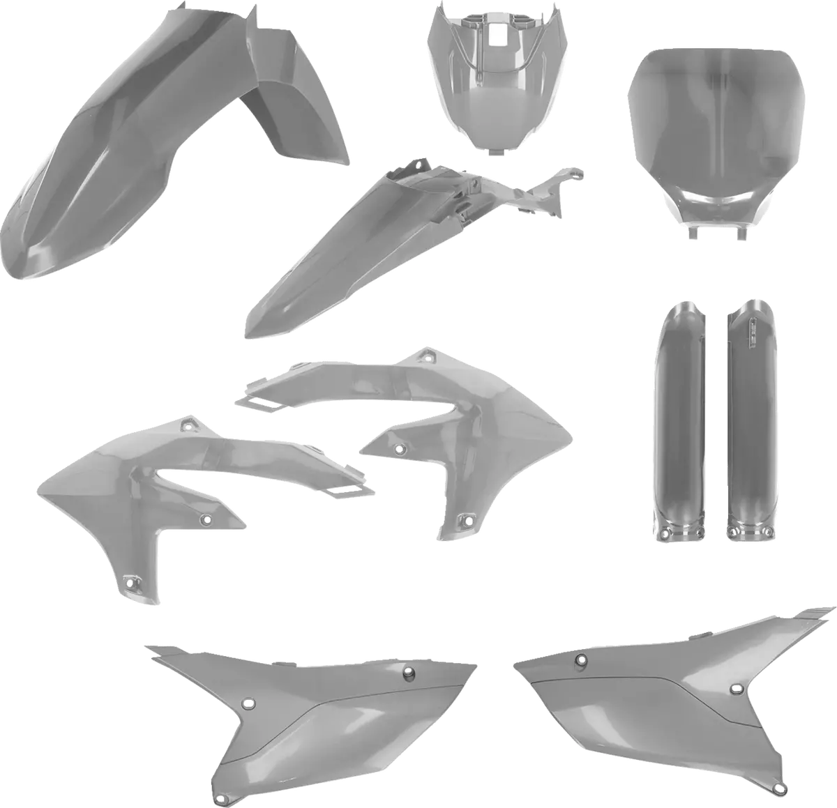 Acerbis Full Replacement Body Kit - Gray - Yamaha Yz250f/450F/450Fx 2023-2024 - 2979590011 1