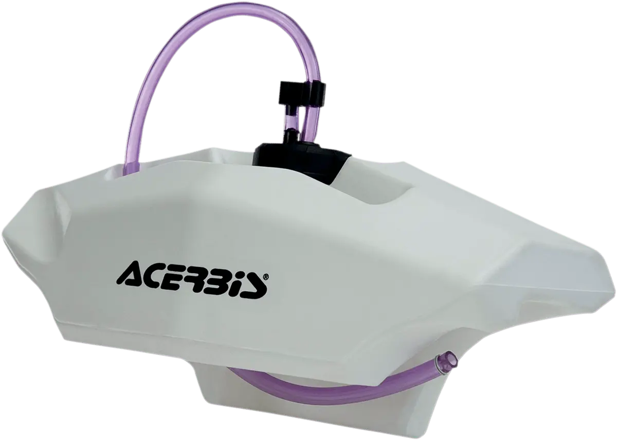 Acerbis Handlebar Auxiliary Gas Tank - 0.6 Gallon - White - Part No. 2300330002 1