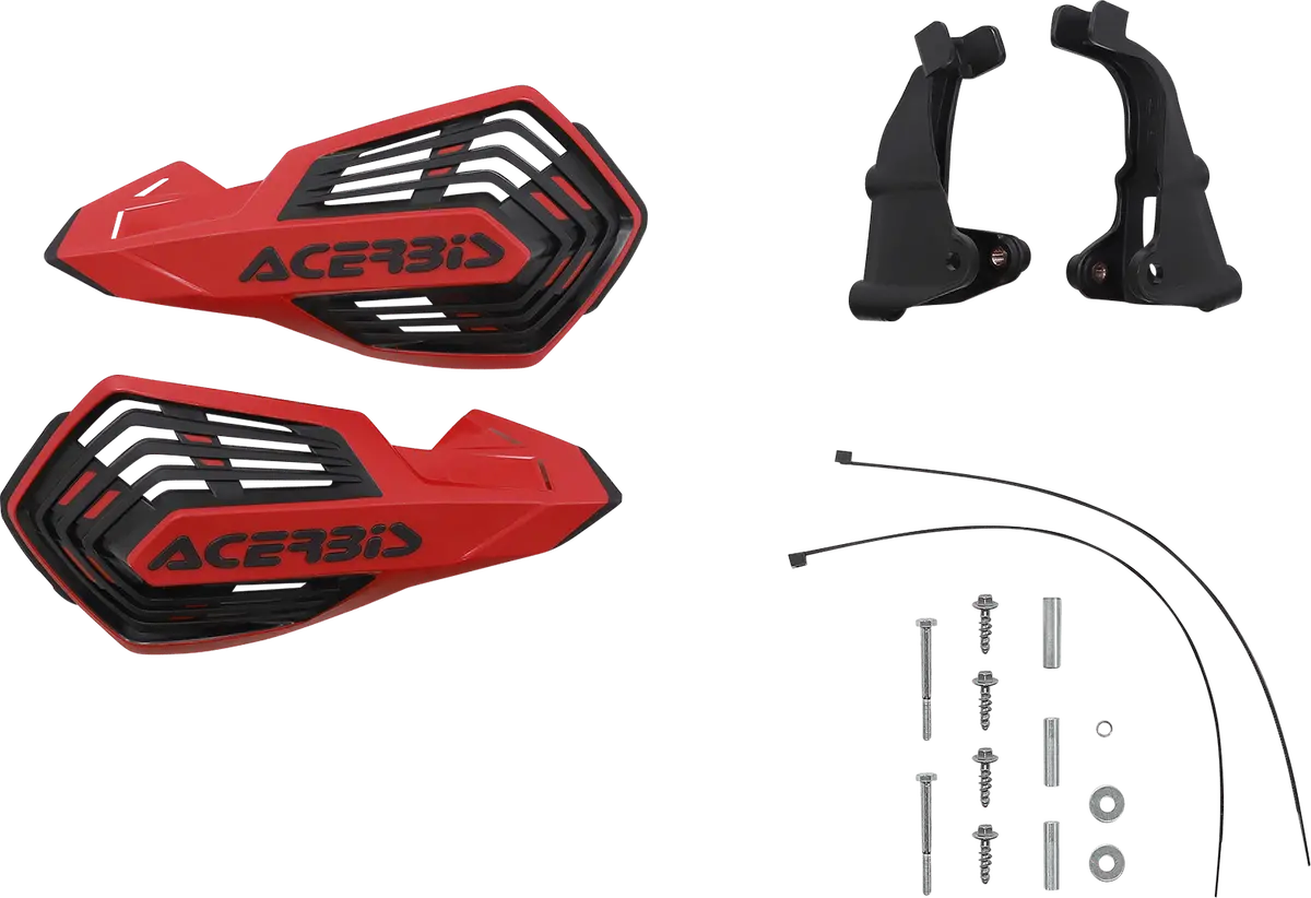 Acerbis K-Future Handguards - Red/Black 2801971018 1