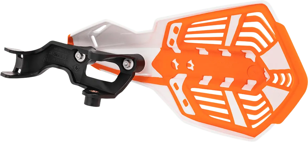 Acerbis K-Future Handguards - White/Orange 2801975412 1