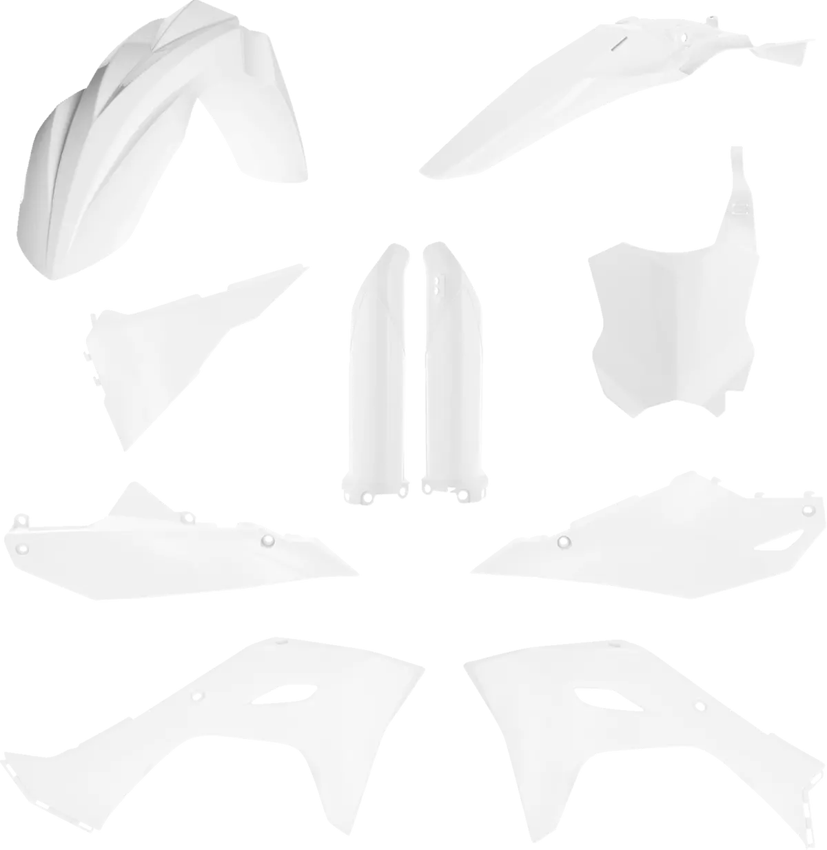 Acerbis Plastic Kit White 2983570002 - 2024 Kawasaki Kx450 1