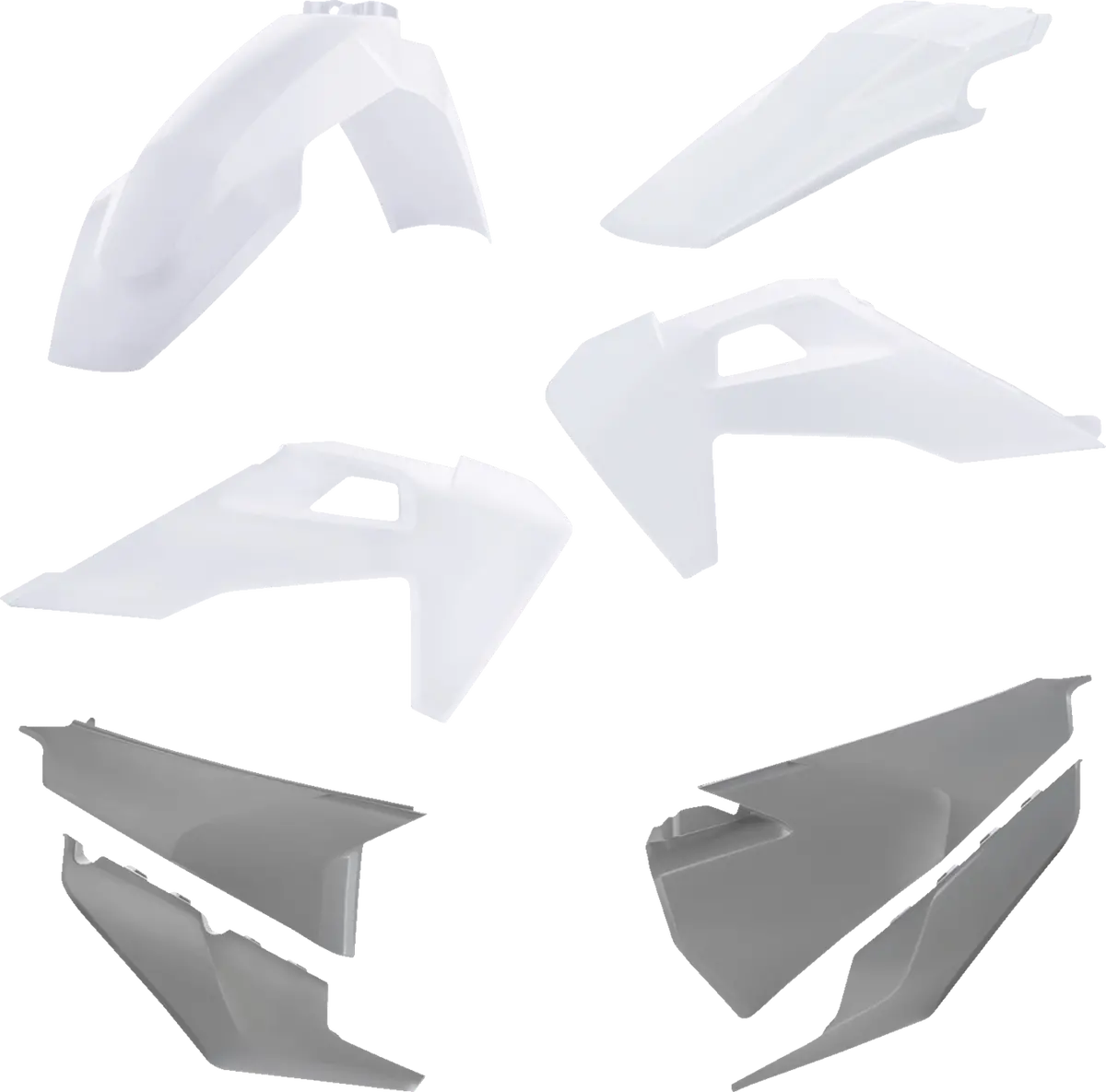Acerbis Plastic Kit White/Gray - 2791557705 - 2018-2024 Husqvarna Tc 85 1