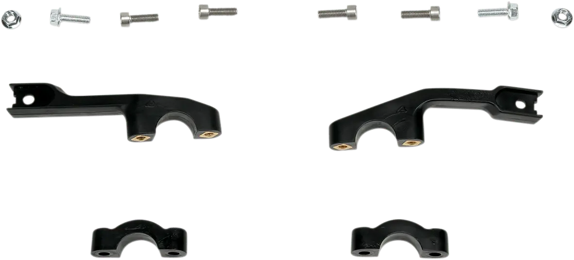 Acerbis Replacement Mounting Kit For Vented Uniko Handguards - Plastic 2097190001 1