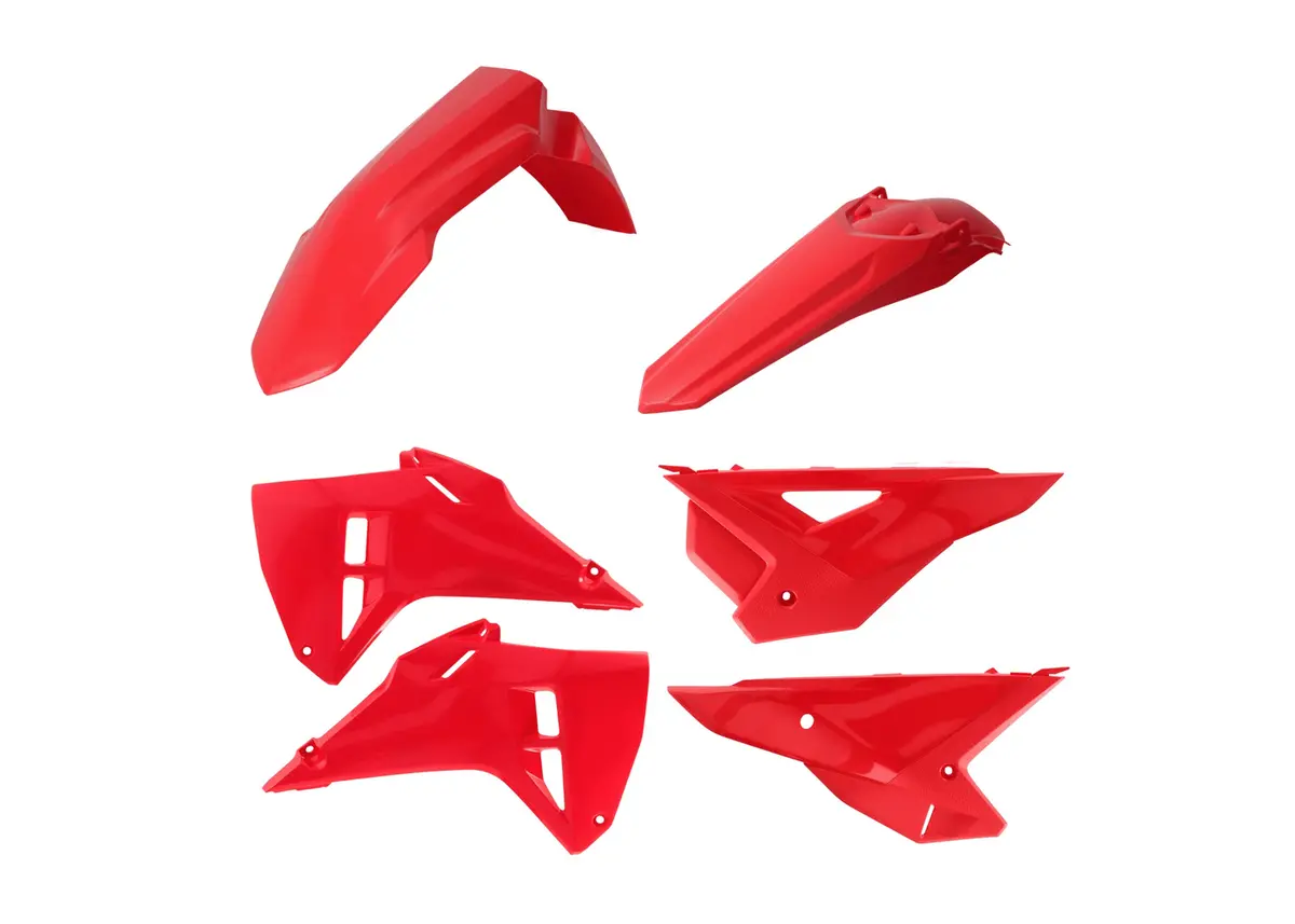 Acerbis Standard Plastic Kit - Red, Black, Grey, Or Red/Black - 2025 Honda Crf250r/Crf450r 4
