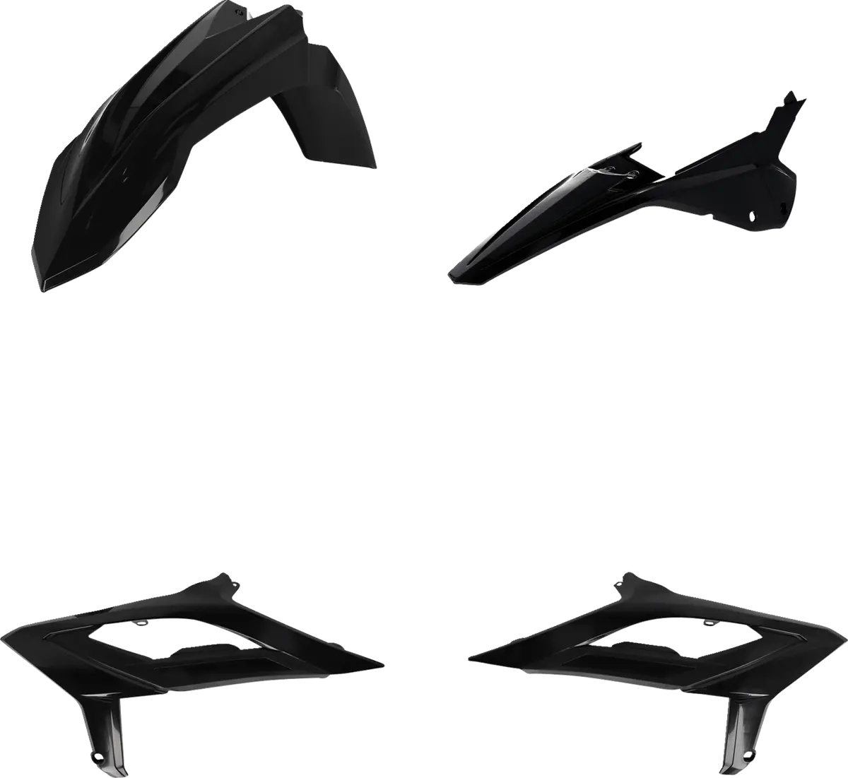 Acerbis Standard Replacement Body Kit Black 2983570001 - 2024 Kawasaki Kx450 1