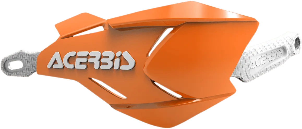 Acerbis X-Factory Handguards - Orange/White 2634661362 1