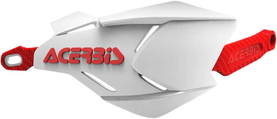 Acerbis X-Factory Handguards - White/Red 2634661030 1