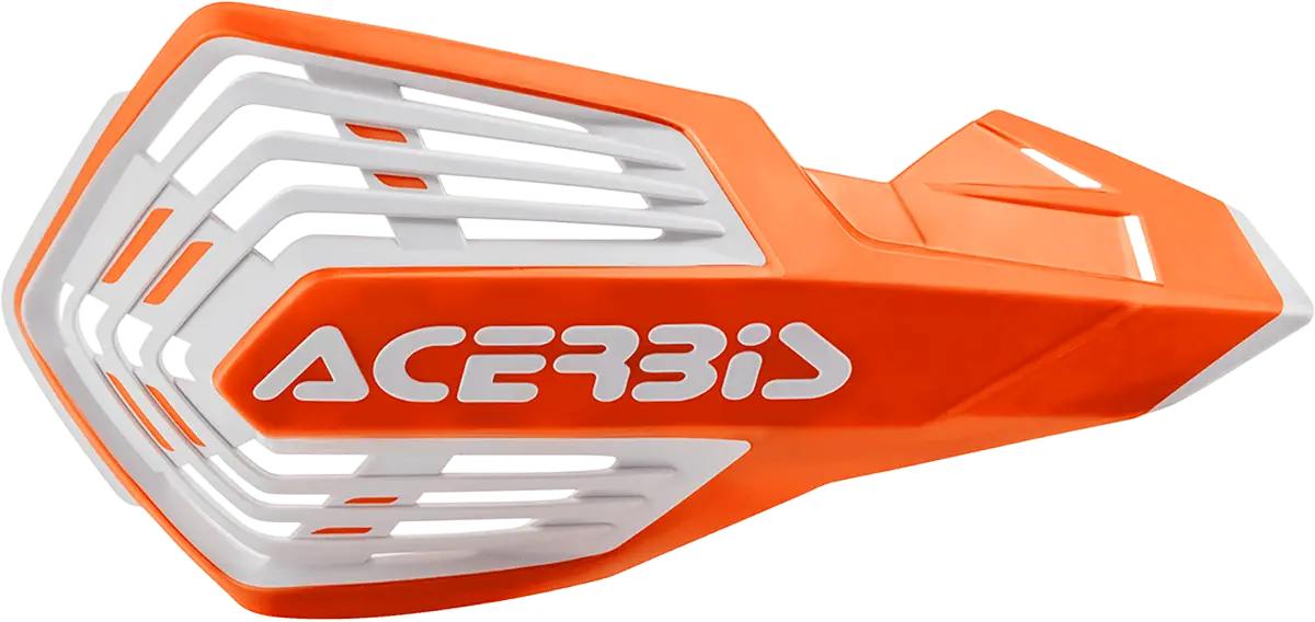 Acerbis X-Future Handguards - Orange/White 2801965321 1