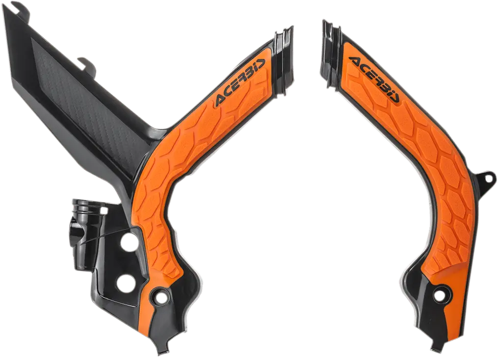 Acerbis X-Grip Frame Guards - '16 Oem Orange/Black - Ktm 2783155229 1