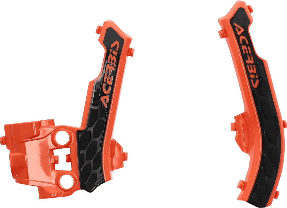 Acerbis X-Grip Frame Guards - 2016 Oem Orange/Black - Gas Gas | Husqvarna | Ktm 2979615225 1