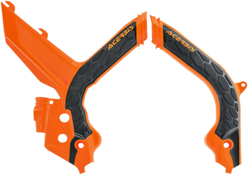 Acerbis X-Grip Frame Guards - 2016 Oem Orange/Black - Ktm 2783155225 1