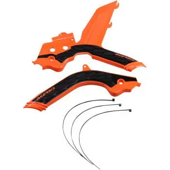 Acerbis X-Grip Frame Guards - 2019-2022 Ktm 300 Xc Tpi, 250 Xc Tpi, 450 Xc-F, 250 Xc-F, 350 Xc-F, 250 Xc, And 300 Xc 3