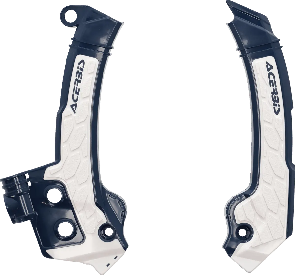 Acerbis X-Grip Frame Guards - Blue/White - Husqvarna 2979601006 1