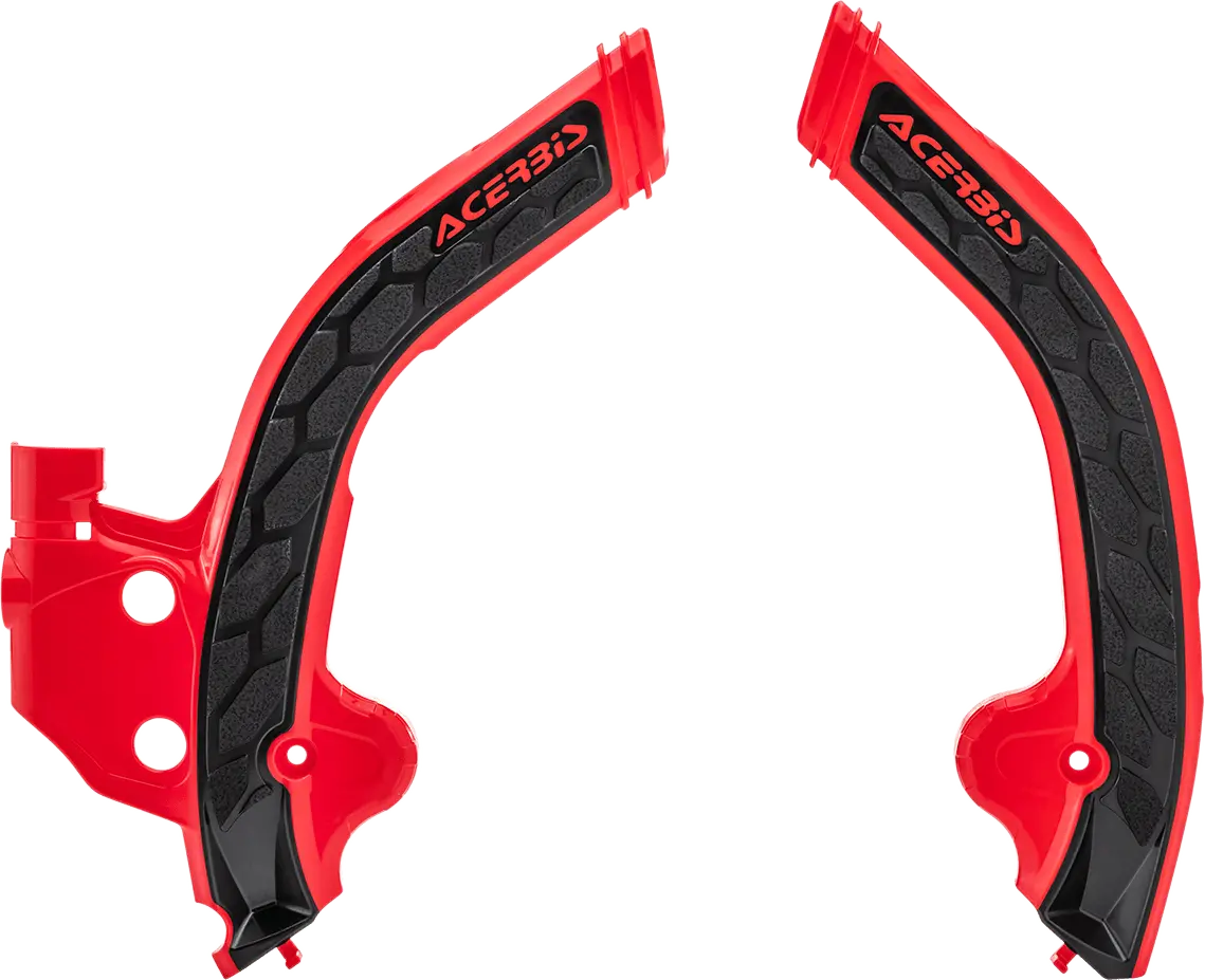 Acerbis X-Grip Frame Guards - Red/Black - Part Number 2801941018 1