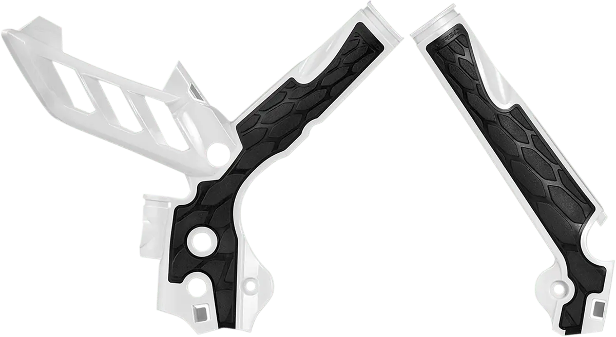 Acerbis X-Grip Frame Guards - White/Black - Ktm 2374251035 1