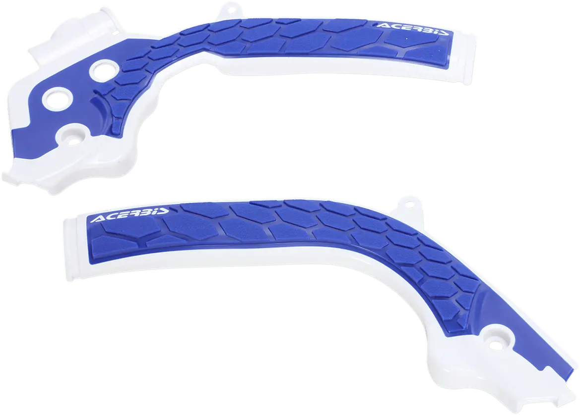 Acerbis X-Grip Frame Guards - White/Blue - Husqvarna | Ktm 2449531029 1