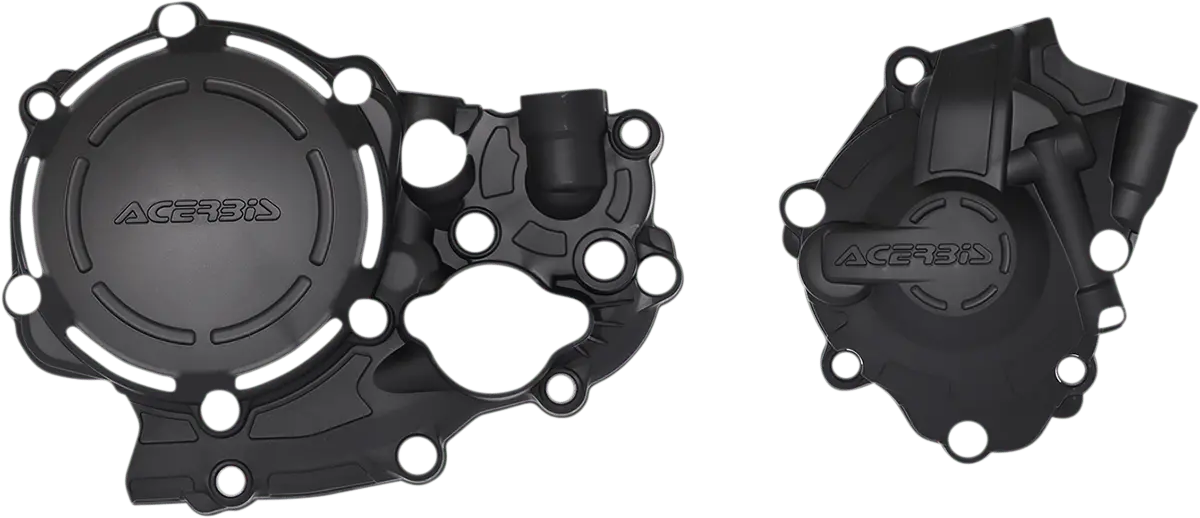 Acerbis X-Power Engine Cover Kit Black - 2856840001 - Honda Crf250r Crf250rx 2018-2021 1