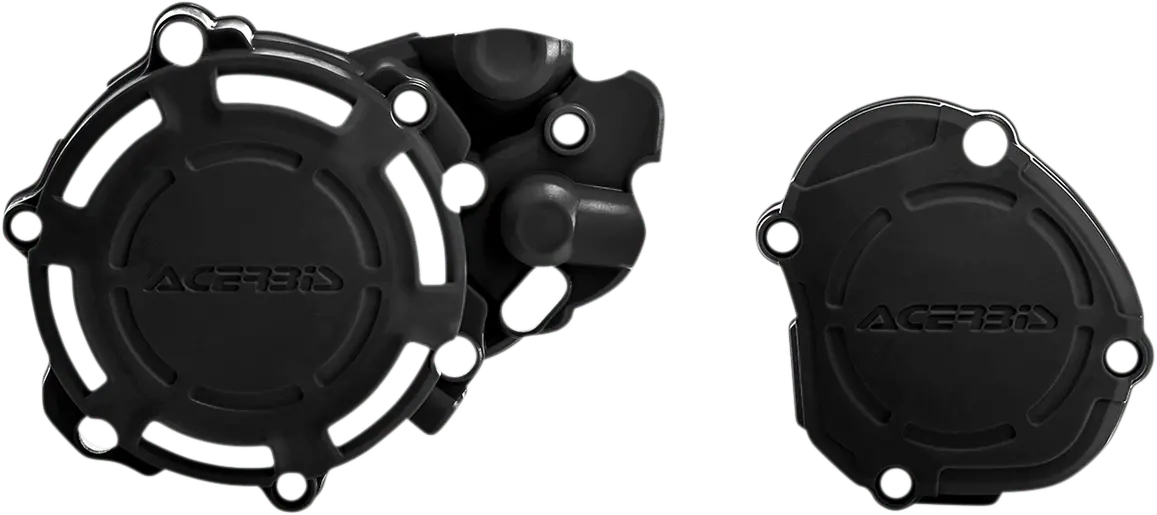 Acerbis X-Power Engine Cover Kit Black Yamaha Yz125 Yz125x 2006–2024 - 2780680001 1