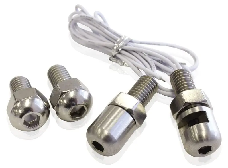 Stainless Steel Led-Integrated Number Plate Mounting Bolts – Illuminated Registration Hardware 1