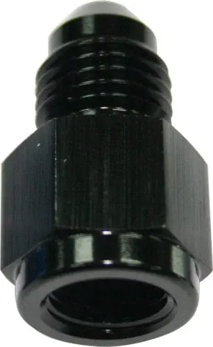 1/8" Npt Female To -3An Male Straight Adapter – Black Anodized, Af370-03Blk 1