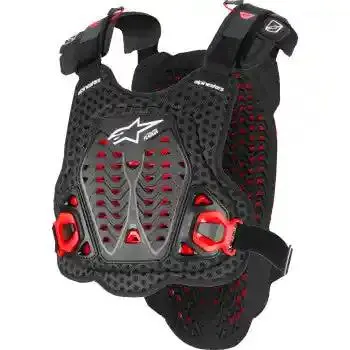 Alpinestars A-5 Plasma Chest Protector - Black/Red/White Ce-Certified - Adult 1