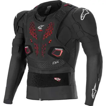 Alpinestars Bionic Pro V3 Plasma Protection Jacket - Black/Red/White - Adult Ce-Certified 1