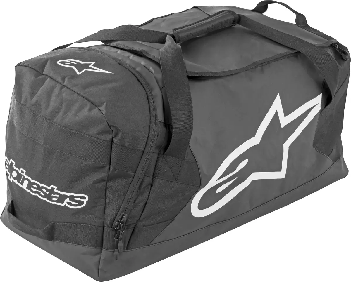 Alpinestars Goanna Duffle Bag Black And White - Waterproof Motocross Gear Bag 1