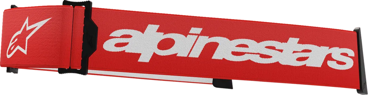 Alpinestars Goggles Supertech Goggle Strap - Red/White (Part #9400125-32) 1