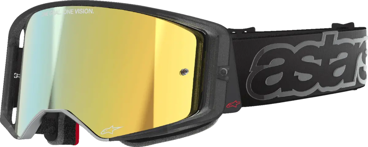 Alpinestars Goggles Supertech Vision Vista Black With Gold Mirror Lens - 5100226-1581 1