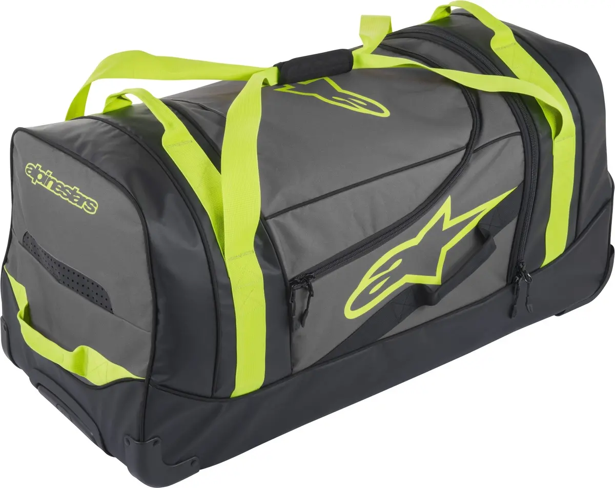 Alpinestars Komodo Bag Black/Yellow - Heavy-Duty Motocross Gear Bag 1