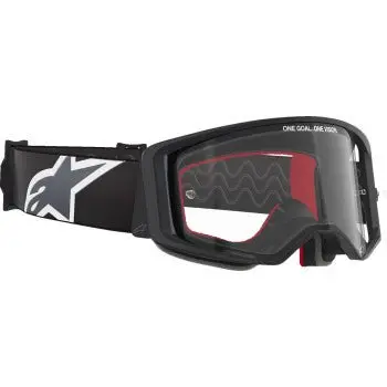 Alpinestars Supertech Corp Abs Vision Goggle Black/Grey - Clear Lens, 5100125-1507 2