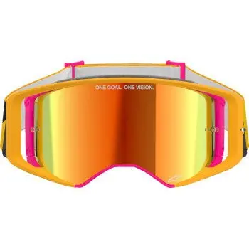 Alpinestars Supertech Corp Abs Vision Goggle Yellow/Pink - Red Mirror Lens, 5100325-5023 2