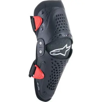 Alpinestars Sx-1 Youth Knee Guards - Black/Red 1