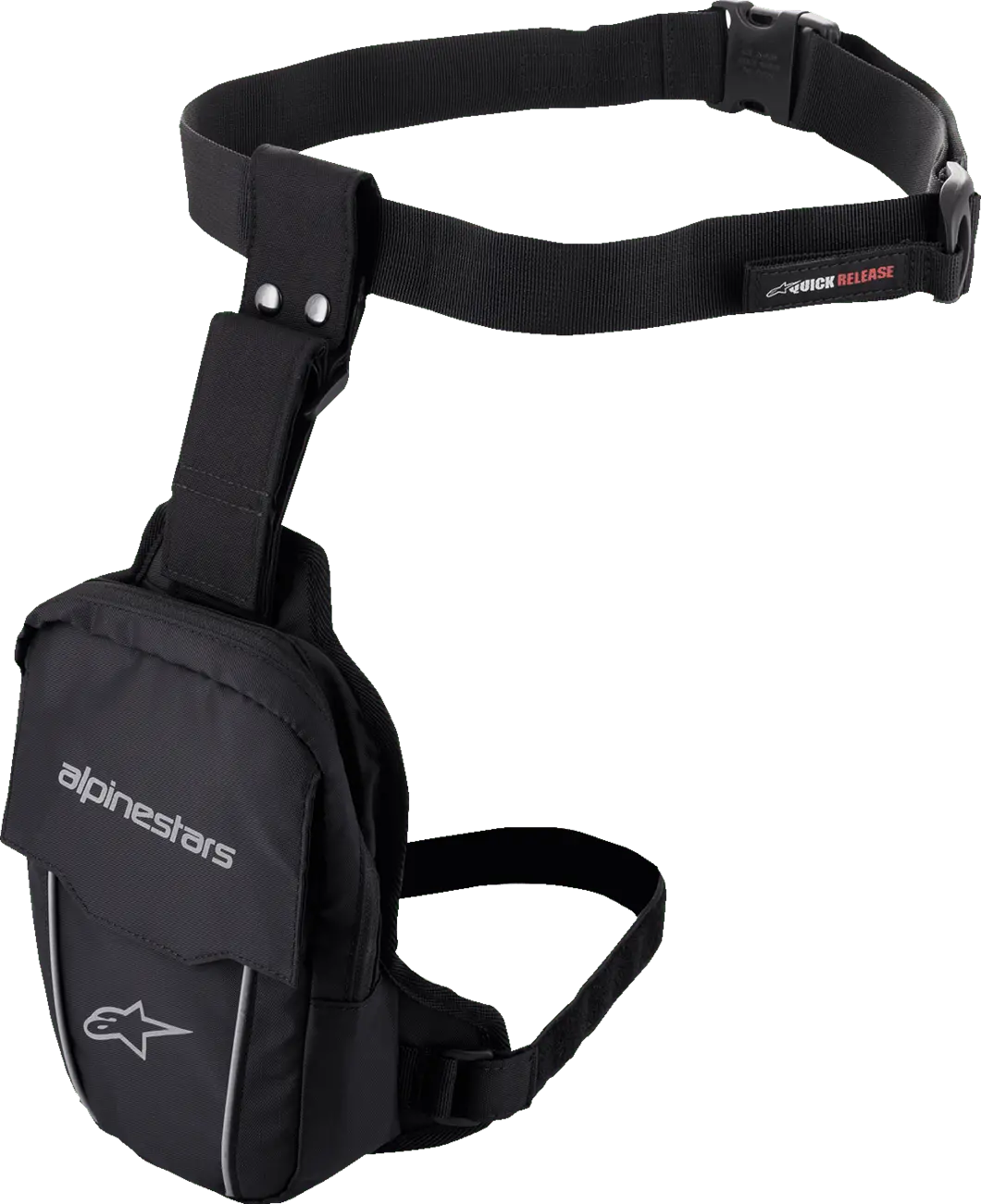 Alpinestars Thigh Bag Black 6108121-1100-Os For Motorcycle Riders 1