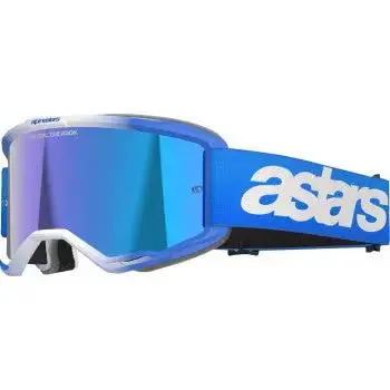 Alpinestars Vision 5 Blaze Goggle - Blue - Blue Mirror Lens, 5102125-7271 1