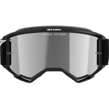 Alpinestars Vision 5 Corp Goggle - Black - Silver Mirror Lens, 5101825-1456 2