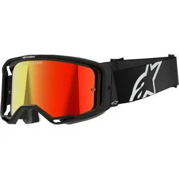 Alpinestars Vision 8 Corp Goggles - Black/Red Mirror Lens, 5101625-1446 1