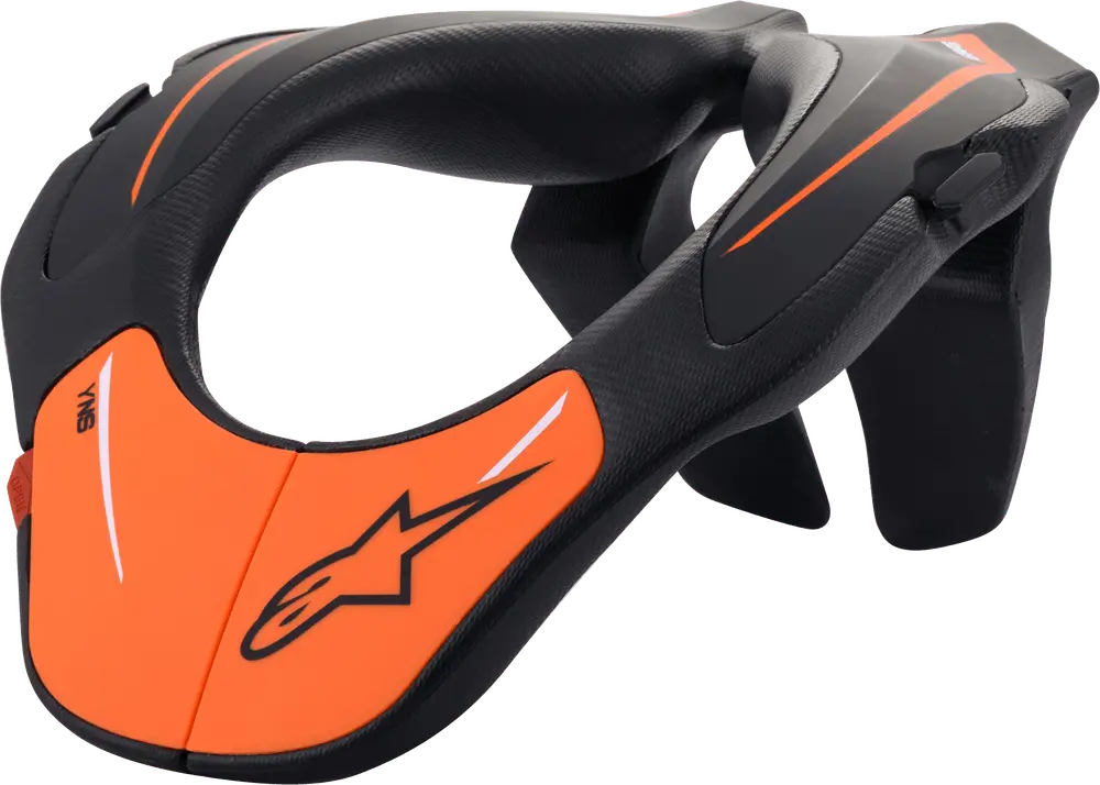 Alpinestars Youth Neck Support - Black/Orange - One Size 1