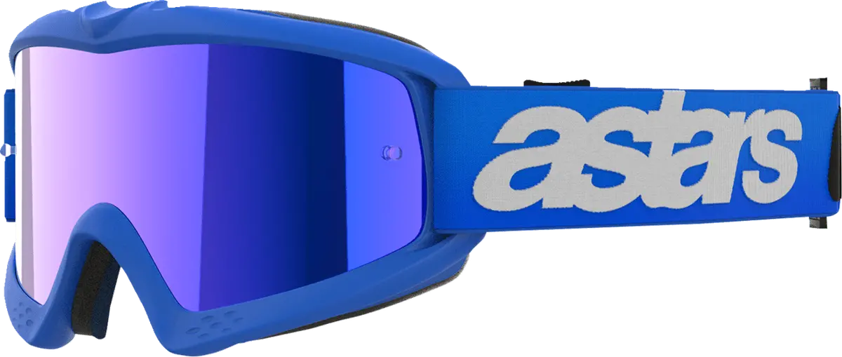 Alpinestars Youth Vision Goggle Blaze Blue Mirror Lens - 5140425-7271 1