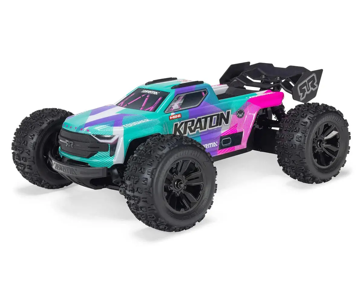 Arrma Mini Kraton 3S Blx 4X4 1/16 Rtr Brushless Speed Monster Truck (Choose Color) W/2.4Ghz Radio, 3S Lipo Battery & Charger 2