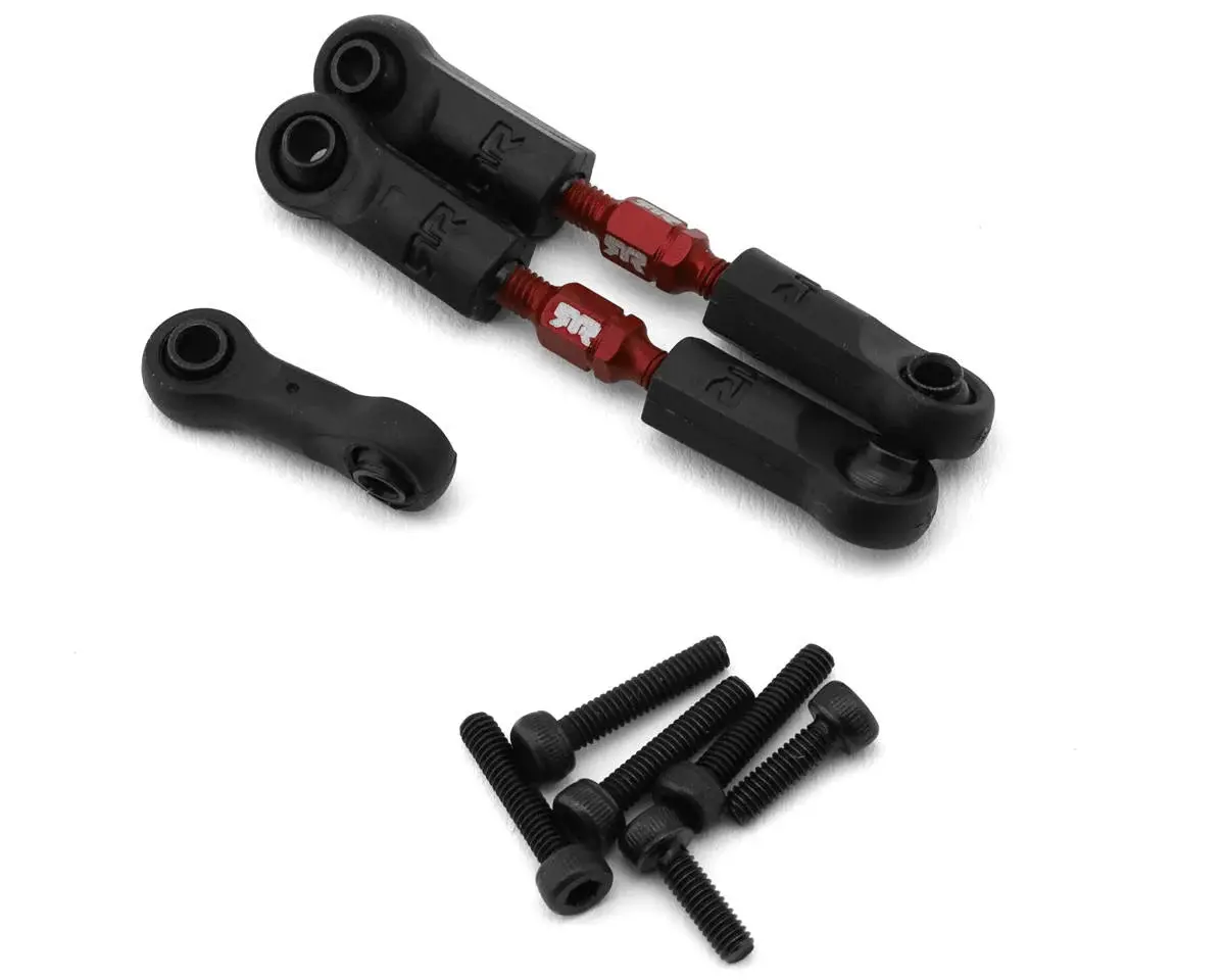 Arrma Mojave Grom Aluminum Adjustable Steering Link (Set B) (Red) (2) 1