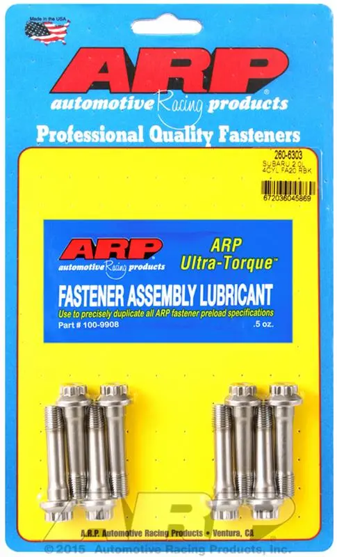Arp 260-6303 Pro Series Connecting Rod Bolts – Heat-Treated Alloy Steel 1