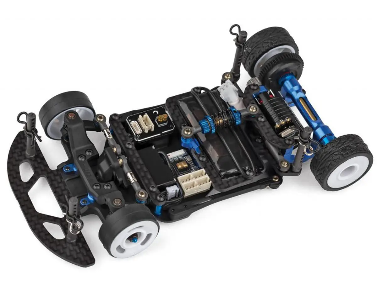 Team Associated Rc28r 1/28 2Wd Electric On-Road Competition Team Kit W/Mako X Body, Wheels & Tires (Clear) 2