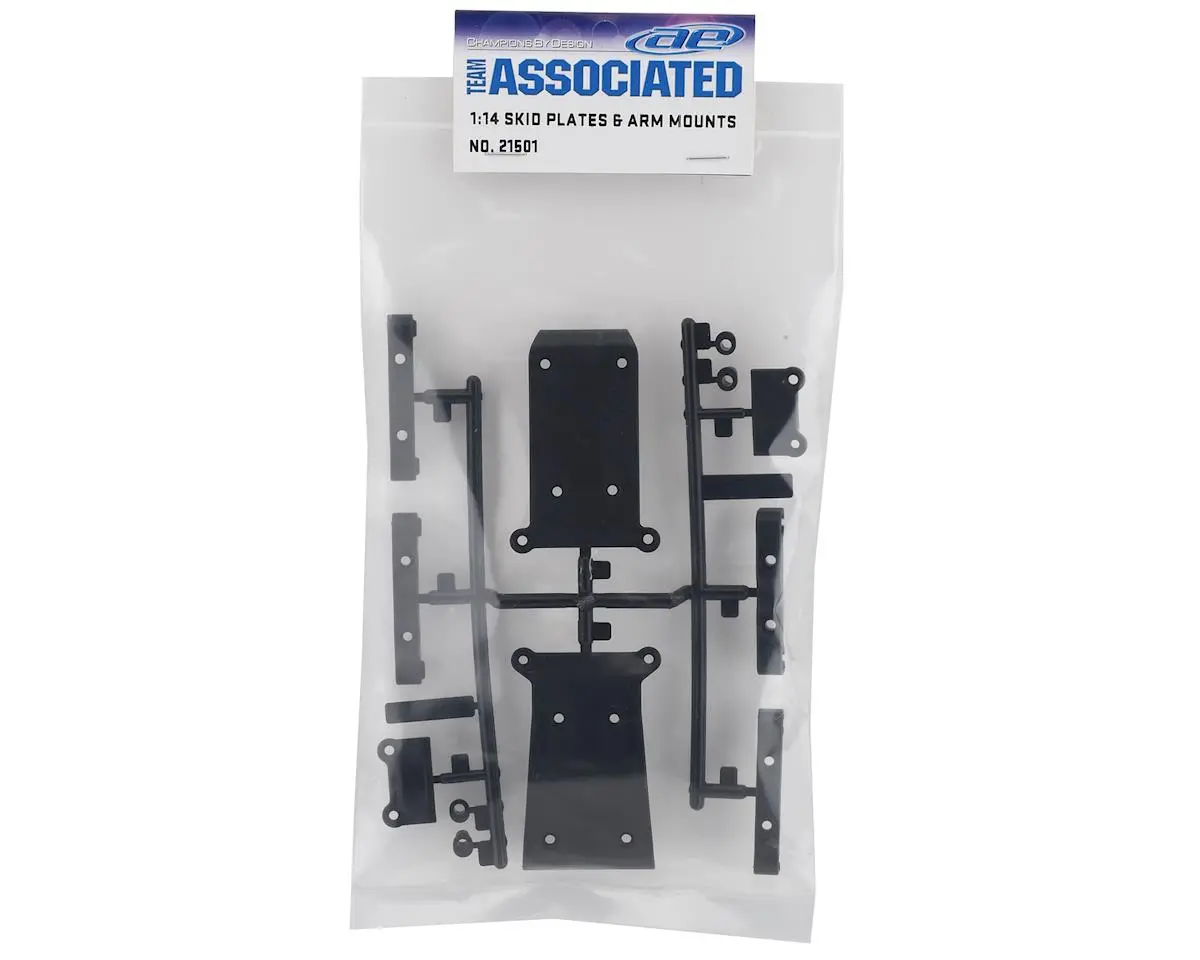 Associated Reflex 14B/14T Skid Plates & Arm Mounts 1
