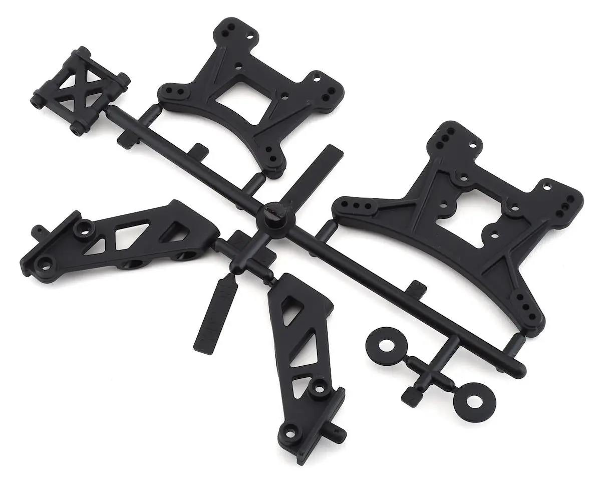 Associated Reflex 14B/14T F/R Shock Towers & Wing Mounts 1