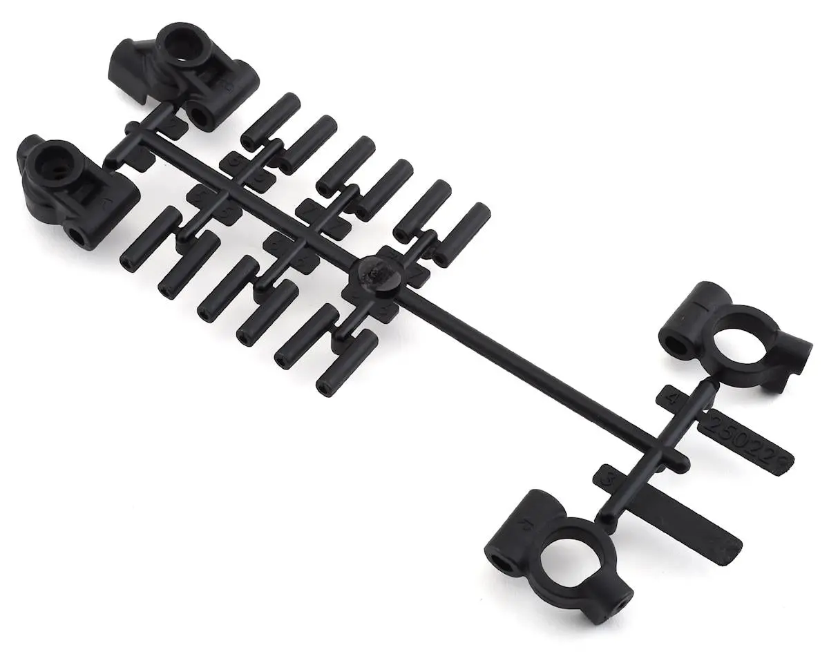 Associated Reflex 14B/14T Rear Hubs & Caster Blocks & Inserts 1