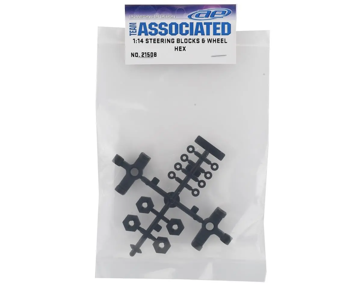 Associated Reflex 14B/14T Steering Blocks & Wheel Hex 1