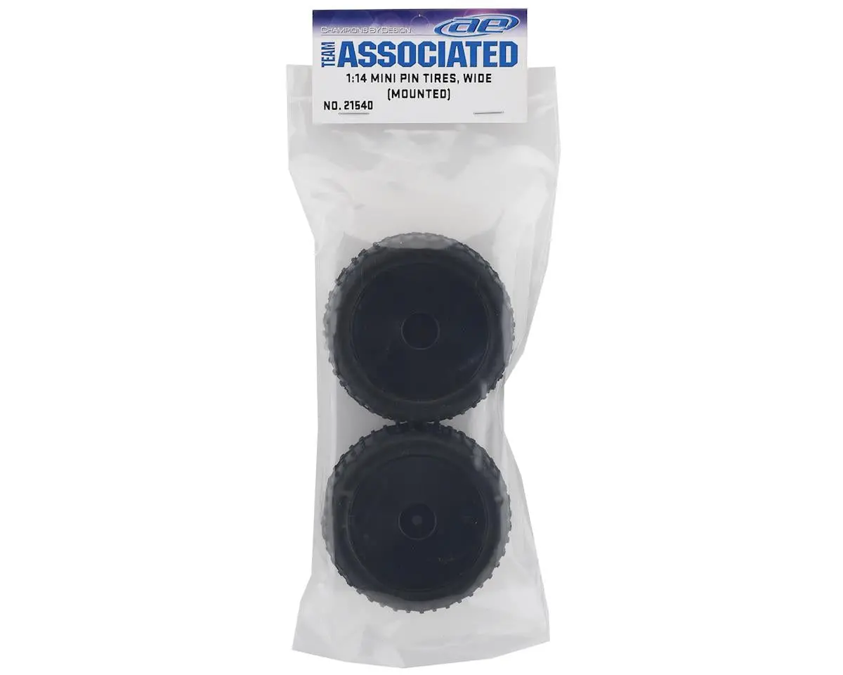 Associated Reflex 14B/14T Mini Pin Tires, Wide (Mounted) 2