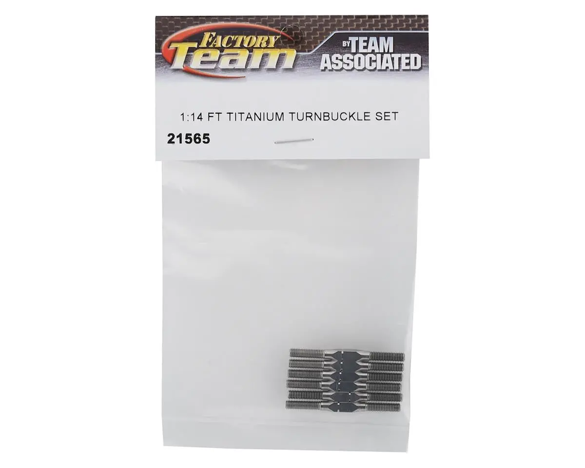 Associated Ft Reflex 14B/14T Titanium Turnbuckle Set (6) 2